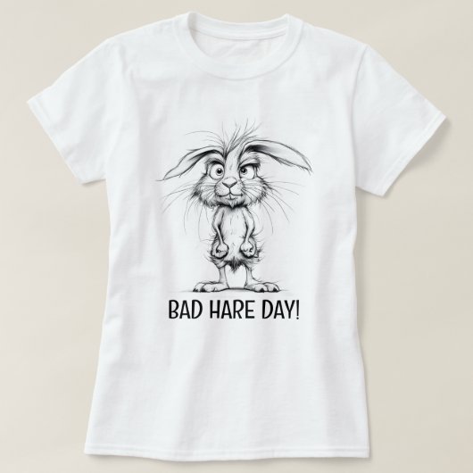 Bad Hare Day T-Shirt (Design vorne)