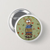 Bad Hay'r Day Scarecrow Button (Vorne & Hinten)