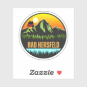 Bad Hersfeld, Deutschland Aufkleber (Blatt)