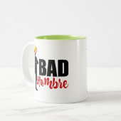 Bad Hombre Silhouette und Sombrero Zweifarbige Tasse (Vorderseite Links)