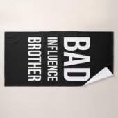 Bad Influence Brother Badehandtuch (Badehandtuch)