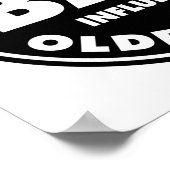 Bad Influence Sister, lustiges Zitat von Schwester Poster (Ecke)