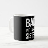 Bad Influenzaschwester Kaffeetasse (Vorderseite Links)