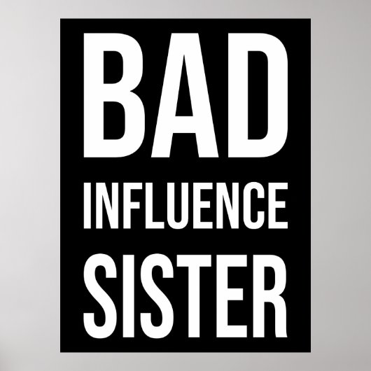 Bad Influenzaschwester Poster (Vorne)
