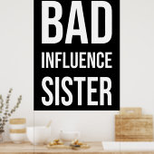Bad Influenzaschwester Poster (Küche)