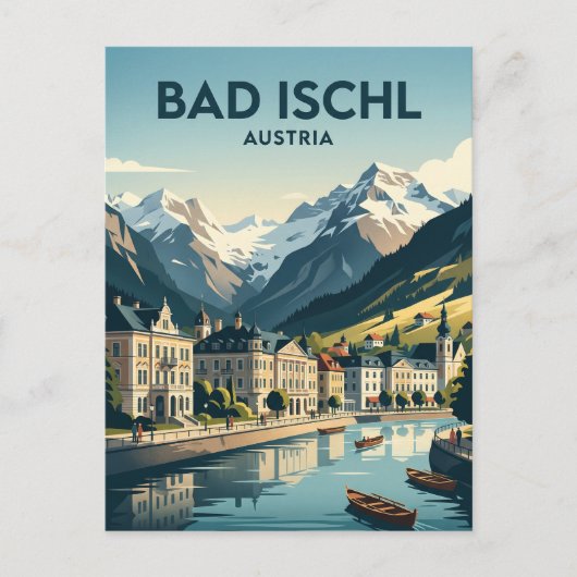 Bad Ischl Österreich Postkarte (Vorderseite)