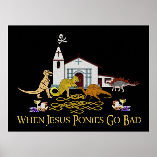 Bad Jesus Ponies Poster (Vorne)