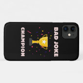 Bad Joke Champion Case-Mate iPhone Hülle (Rückseite (Horizontal))