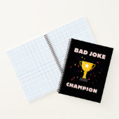 Bad Joke Champion Notizblock (Innenseite)