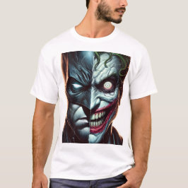 Bad Joke Split Face Duality Art T-Shirt