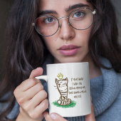 BAD KATTITUDE Funny Grumpy Cat Parent Jumbo-Tasse