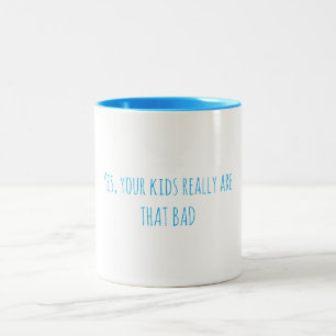 Bad Kids Coffee Cup Zweifarbige Tasse
