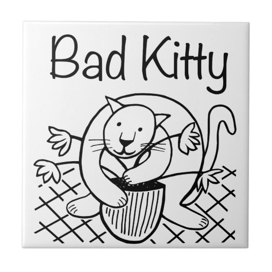 Bad Kitty 2 Fliese (Vorderseite)