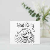 Bad Kitty 2 Postkarte (Stehend Vorderseite)