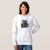 Bad Kitty Cat Police Arrest Foto Funny Hoodie (Vorne ganz)
