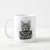 Bad Kitty Cat Police Arrest Foto Funny Kaffeetasse (Links)