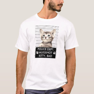 BAD KITTY MUGSHOT T - SHIRT