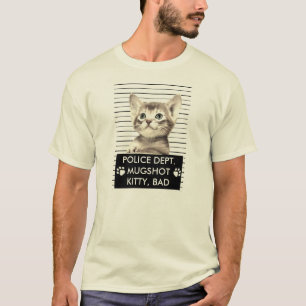BAD KITTY MUGSHOT T - SHIRT