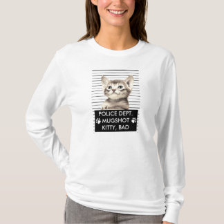 BAD KITTY MUGSHOT T - SHIRT