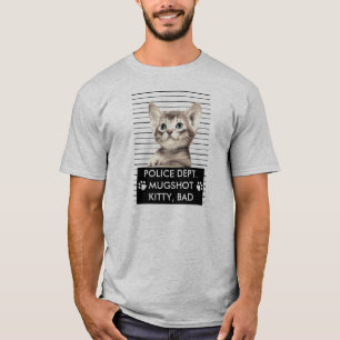 BAD KITTY MUGSHOT T - SHIRT