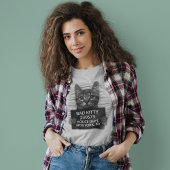 Bad Kitty NYPD Police Arrest Foto Funny Gift LS T-Shirt