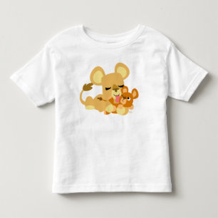 Bad-Kleinkind T - Shirt des Baby-Löwes