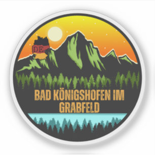 Bad Königshofen im Grabfeld, Deutschland Aufkleber