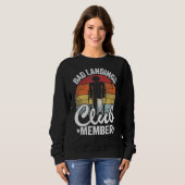 Bad Landing Club Mitglied wird gut verletzen gebro Sweatshirt (Vorne ganz)