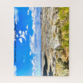 Bad Lands New Mexico.Christmas Greetings Jigsaw P Puzzle (Vertikal)