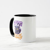 Bad Luck Black Cat Personality Funny Sarcastic Tasse (Vorderseite Links)