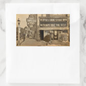 Bad Luck! Rechteckiger Aufkleber (Tasche)