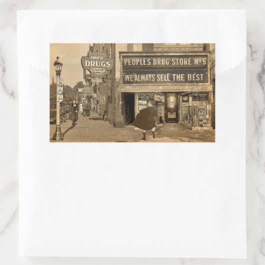 Bad Luck! Rechteckiger Aufkleber (Tasche)