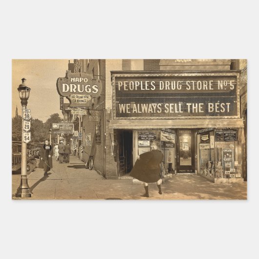 Bad Luck! Rechteckiger Aufkleber (Vorderseite)