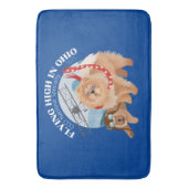 BAD MAT - BLAU MIT 2025 CCCI NATL SPECIALTY LOGO BADEMATTE (Vorderseite Vertikal)