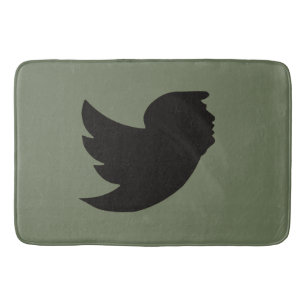 BAD MAT - T BIRD DESIGN - GRÜN/SCHWARZ BADEMATTE