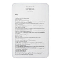 Bad-Matte des Baby-MSDS