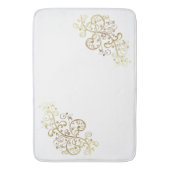 Bad-Matte--GoldWirbel Badematte (Vorderseite Vertikal)