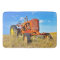 Bad-Matten-Antiken-Orangen-Traktor