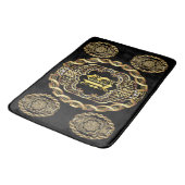 Bad-Matten des Monogramm-B fertigen umsandern Badematte (Schrägansicht)