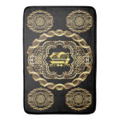 Bad-Matten des Monogramm-B fertigen umsandern Badematte (Vorderseite Vertikal)