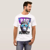 Bad Monkey Attitude - Cooles Gorilla Graphic T-Shi T-Shirt (Vorne ganz)