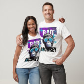 Bad Monkey Attitude - Cooles Gorilla Graphic T-Shi T-Shirt (Unisex)
