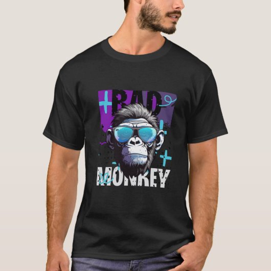 Bad Monkey T - Shirt Design (Vorderseite)
