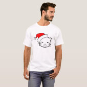 Bad Mood Cat Christmas Edition T-Shirt (Vorne ganz)