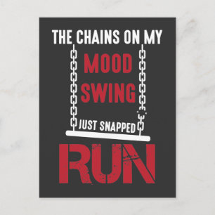 Bad Mood Funny Sarcastic Moody Spaß Postkarte