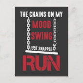 Bad Mood Funny Sarcastic Moody Spaß Postkarte (Vorderseite)