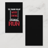 Bad Mood Funny Sarcastic Moody Spaß Visitenkarte (Vorne/Hinten)