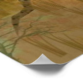 Bad Moon steigender Druck Poster (Ecke)