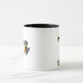 Bad Mother Clucker Funny Chicken Puff Tasse (Zentrum)