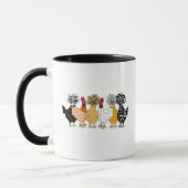 Bad Mother Clucker Funny Chicken Puff Tasse (Links)